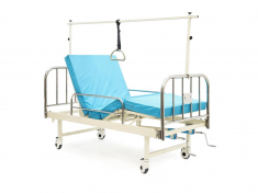 Кровать медицинская функциональная 3-х секционная с рамой