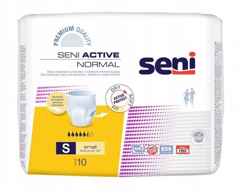 Seni active normal трусы впитывающие размер small 10шт