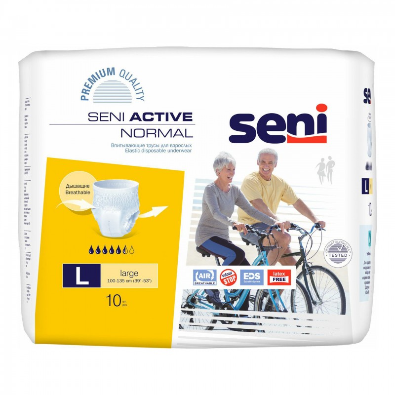 Трусики Seni active normal р.L 10шт