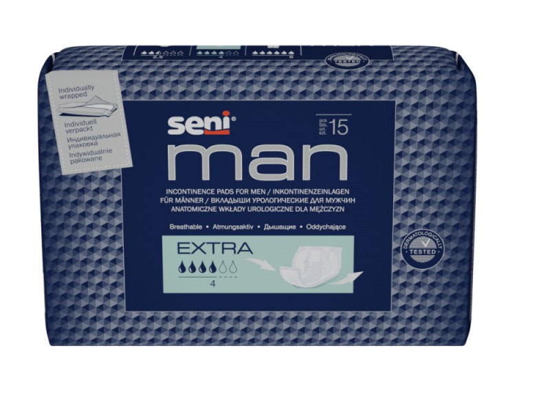 Урологические вкладыши для мужчин SENI MAN EXTRA 4 капли копия №1759664908