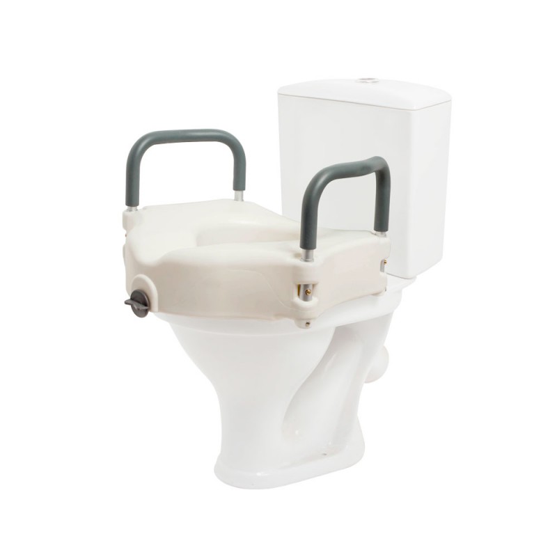 Насадка на унитаз 10528А, с поручнями