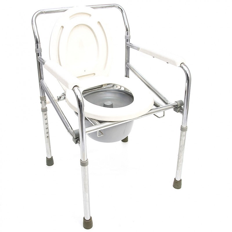 Кресло-стул с санитарным оснащением пассивного типа повышенной грузоподъемности (без колес)