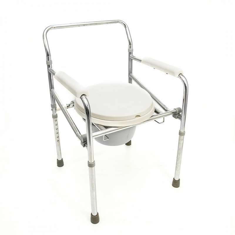 Кресло-стул с санитарным оснащением пассивного типа повышенной грузоподъемности (без колес)