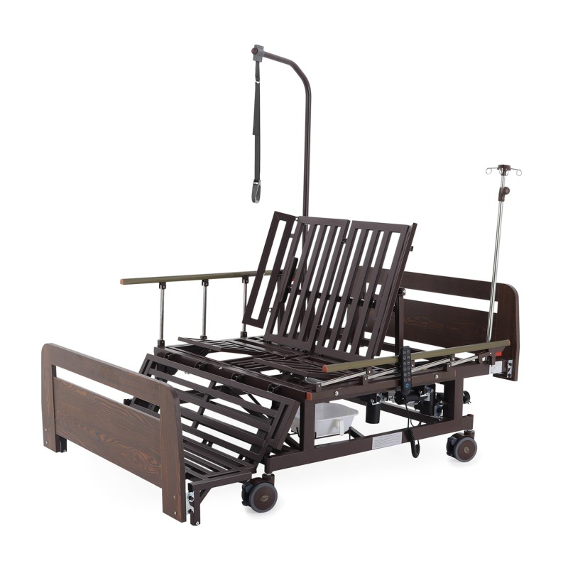 Кровать электрическая Med-Mos DB-11А (ЛДСП венге) ширина ложемента 120 см